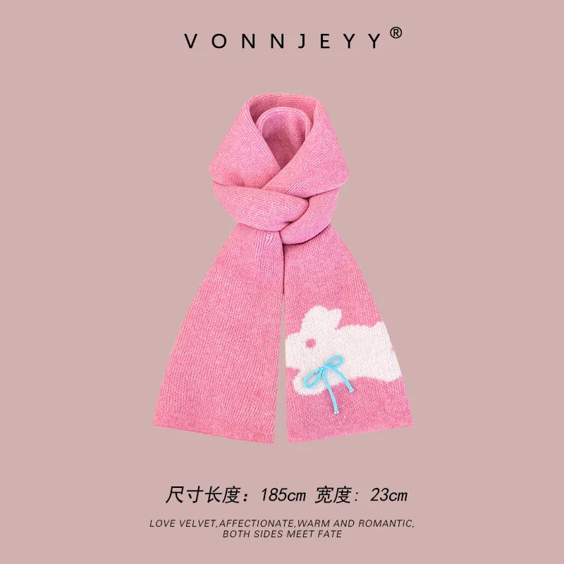 2025 Winter Trendy Pink Scarf: Fashionable & Versatile Premium Scarf Wrap