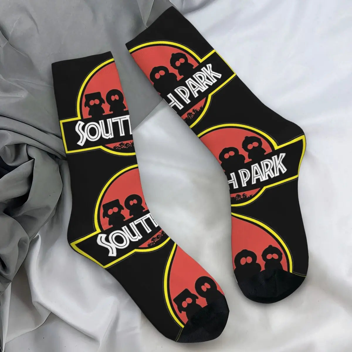 Cartoon Souths Socks Park Novelty Anti Bacterial Couple Socks Comfortable Pattern Climbing Socks